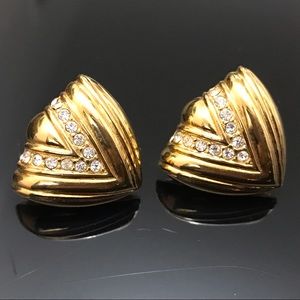 Dazzling Vintage Gold Plated Earrings day